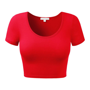 เสื้อครอปท็อปแฟชั่นสไตล์ใหม่สำหรับผู้หญิง ผ้าเทอร์รี่แคนวาส ทนทาน คุณภาพพรีเมียม ขายดี กำลังฮิต ราคาสมเหตุสมผล - Product Image 6