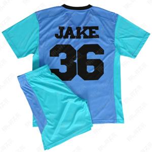 Customized Youth Soccer Uniform Set Latest Designs Custom Sublimated Soccer Suit <b>for</b> <b>Club</b> Team Polyester soccer jersey - Product Image 2