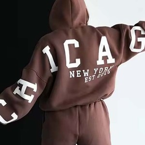 Custom Wholesale Unisex Charcoal Grey Heavyweight Fleece Acid Wash Winter Back Print Hoodie Piece <b>Set</b> OEM Custom Made <b>Twin</b> City - Product Image 5