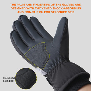 Guantes de Ciclismo y Snowboard Gruesos para Invierno, Resistentes al Viento, con Compatibilidad con Pantalla Táctil - Product Image 6