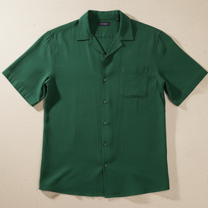Breathable Quick Dry Eco-Friendly Summer Men's <b>Shirts</b> Short Sleeve Casual Spandex/Polyester Bulk Supply Wholesale Price - Product Image 3