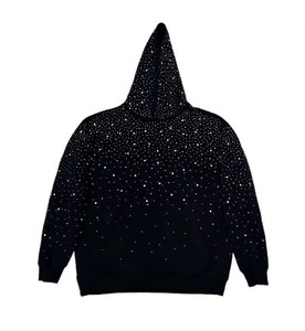 Sweat à capuche surdimensionné en strass de qualité supérieure, tissu de la meilleure qualité, molleton 100 % coton 450 GSM, pull à capuche, dernier design 2026 - Product Image 5