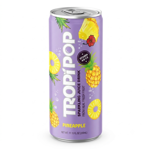 Bebida Carbonatada con Sabor a Piña Fresca de Alta Calidad OEM/Tan Do 330ml, Certificada HALAL, Vietnam Fruitful en Lata - Product Image 2
