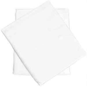 White 210 TC Plain <b>Bed</b> <b>Sheet</b> Set Luxurious Hotel Home Fitted <b>Sheets</b> for <b>Queen</b> & Twin 300TC Flat <b>Bed</b> <b>Sheets</b> with Solid Pattern - Product Image 2