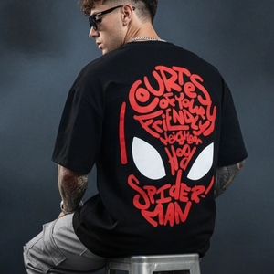 เสื้อยืดคอตตอน 100% แบบสั่งทำพิเศษ คุณภาพสูง แขนสั้น ผ้าถัก ไซส์ใหญ่ สไตล์ลำลอง พร้อมลายพิมพ์โลโก้ - Product Image 4