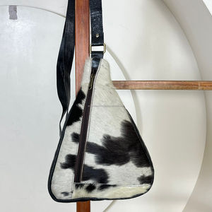 Bolsos de pecho de piel de vaca portátiles informales de moda para exteriores al por mayor para bolsos de hombro cruzados de cuero genuino multifuncionales Unisex - Product Image 4