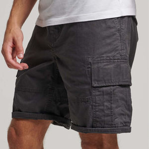 High Waist Elastic Knitted Cargo Shorts for Men 2026 New Style Daily Wear with Pockets OEM Service Camouflage Pattern - Product Image 4