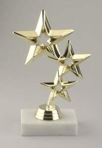 Trofeo dinámico multielegante de oro sobre base de mármol. Premios de victoria disponibles a precios de mayorista. - Product Image 3