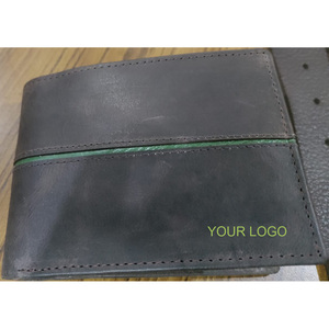 PORTEFEUILLE ET PORTEFEUILLE POUR HOMME EN CUIR VÉRITABLE POUR PORTE-MONNAIE COULEUR BRUN EN DOLLAR 2.5 CARTE DE CRÉDIT ACCEPTER TAILLE M L XL - Product Image 3