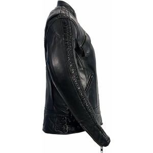 SAMROZ SPORTS Ladies Women's Embossed Leather Jacket - Product Image 2
