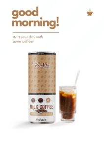 เครื่องดื่มกาแฟอินเตอร์เฟรชคุณภาพสูง รับผลิตแบบ OEM ODM แบรนด์ส่วนตัว รสชาติดี เครื่องดื่มกาแฟนม รสชาติเข้มข้นจากผลไม้แท้ ขายส่ง - Product Image 3