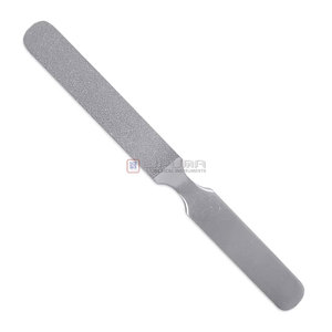 ตะไบเล็บมืออาชีพสแตนเลส 80 กริต ตะไบเล็บสองด้าน โลหะแซฟไฟร์ บัฟเฟอร์สำหรับทำเล็บ - Product Image 1