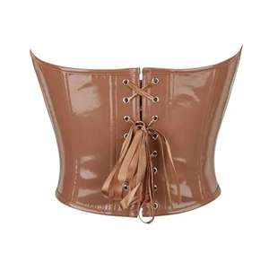 Women's Polyamide Shapers Corset Top Push Bra Zipper Closure Slimming Waist Firm Control Eco-Friendly Seamless Breathable Open - Product Image 3