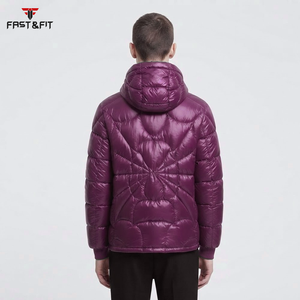 Popular Design Lightweight <b>Canvas</b> Puffer <b>Men</b> <b>Jacket</b> with Stand Collar Custom Waterproof Breathable Windproof Quilted <b>Jacket</b> - Product Image 2