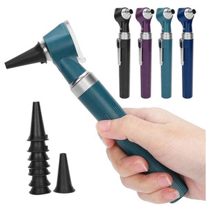 Kit d'examen vétérinaire : Otoscope, instrument de diagnostic pour l'oreille et l'œil, lampe stylo médicale, ensemble d'otoscopes à fibre optique - Product Image 4