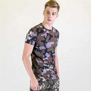 Camiseta Deportiva de Manga Corta para Hombre, Bordado Frontal, Jersey Ecológico de 400g, Secado Rápido, Corte Regular, Cuello en V, Verde, Negro, Blanco - Product Image 1