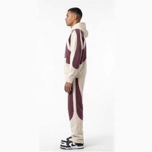 Conjunto Deportivo Oversize para Hombre con Paneles en Contraste – Sudadera con Capucha y Pantalones Jogger Premium - Product Image 5