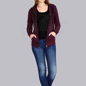 Sweat-shirts à fermeture éclair pour femmes à prix raisonnable, finition en tissu de qualité supérieure, sweat-shirts à fermeture éclair pour femmes, tenue décontractée élégante - Product Image 4