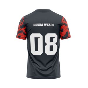 เสื้อเบสบอลแบบสั้นสำหรับฝึกซ้อม ออกแบบลายพิมพ์แบบ Sublimation ได้ตามสั่ง MOQ ต่ำ ระบายอากาศได้ดี ผลิตจากโพลีเอสเตอร์ คอกลม ชุดยูนิฟอร์มทีม รับผลิตแบบ OEM พร้อมสกรีนชื่อและหมายเลขตามสั่ง - Product Image 2