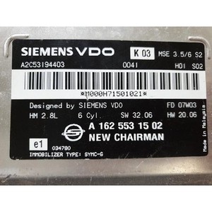 Unité de commande moteur d'occasion authentique Chairman H 1997-2014 A1625531502 - Product Image 6
