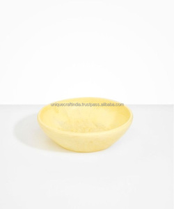 Cuenco decorativo de mesa de madera de resina hecho a mano, utensilios de cocina multiusos para el hogar, platos para servir - Product Image 5