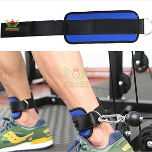 Custom Wholesale Gym <b>Ankle</b> Strap Nylon Kickback Cuff Attachment For Cable Machine Exercise Leg Training Brace Nylon <b>Ankle</b> Straps - Product Image 5