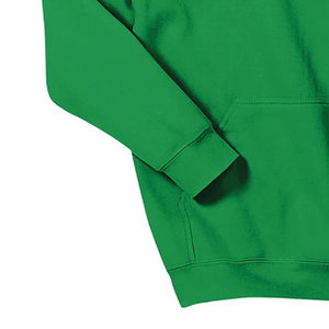 Sudadera de cuello redondo con forro, de última moda de invierno, verde y rosa, de manga regular, oversize, bordada, para hermandades universitarias, color liso. - Product Image 5