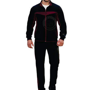 Survêtement en polyester et coton, tissu doux, coupe confortable, conçu pour l'entraînement sportif, les tenues décontractées et une utilisation quotidienne active. - Product Image 1