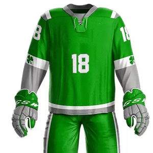 Uniformes de Hockey sobre Hielo Personalizados con Impresión, Servicio OEM, Antibacterianos, 100% Poliéster, Elegantes y de Calidad, Gran Venta - Product Image 4