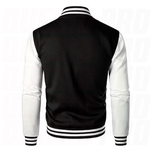 Man’s Varsity Baseball <b>Jacket</b> Cotton Blend Premium Letterman <b>Jacket</b> Stylish Casual Sportswear Warm <b>Lightweight</b> Durable Button - Product Image 3