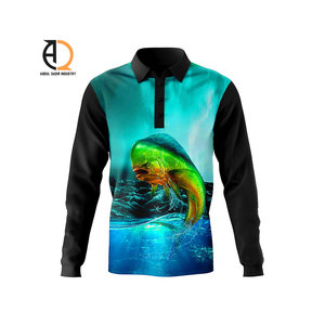 Polo de pêche pour homme, polo de pêche durable - Product Image 3