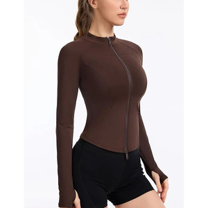 Premium Quality Sustainable Custom Made Size Best Selling Women's <b>Yoga</b> <b>Jacket</b> Reversible Breathable Women's <b>Yoga</b> <b>Jacket</b> - Product Image 4