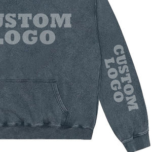 Sweat-shirt personnalisé Glory Custom Streetwear, logo personnalisé, effet vintage, manches longues, 100% coton, unisexe - Product Image 5