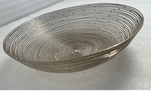 Stainless Steel Fruit <b>Basket</b> For Premium Household Kitchen Accessories And Decorative Tabletop Storage <b>Display</b> Purpose - Product Image 4
