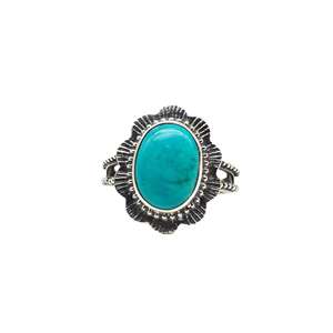 Anillos de Piedras Naturales a la Moda para Mujer, Joyería de Lujo, Gemas de Turquesa Azul, Roja, Negra, Blanca, Directamente de la India, Venta al por Mayor - Product Image 1