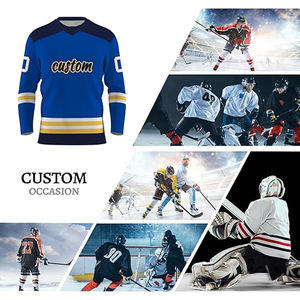 Custom 100% Polyester Sublimation Printed Ice Hockey Team Jersey Uniform OEM Supplier Wholesale Export USA Buyers Bulk - Product Image 6