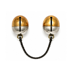 2026 Falconry Bells Metal Dual Bells <b>Braided</b> Cord Portable Hunting <b>Accessory</b> Minimalist Design All Seasons Use Falconry Bells - Product Image 2