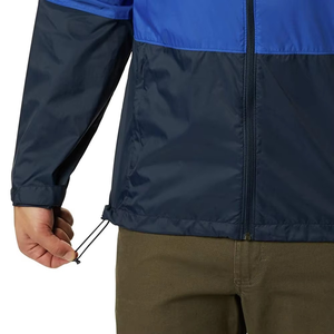 Veste coupe-vent classique légère pour homme, à capuche, fermeture éclair intégrale, pour voyage, extérieur, décontractée, résistante au vent, logo personnalisé - Product Image 6