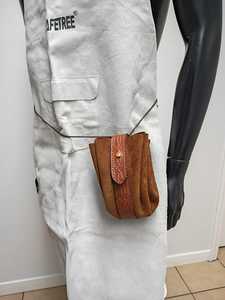 Medieval Vintage Waist Eco-Party Belt Purse <b>Small</b> Costume Accessory Viking <b>Leather</b> Buckle Waterproof Lightweight Money Pouch <b>Bag</b> - Product Image 6