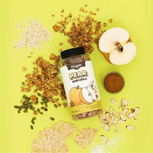 [FARMTOGLOBAL] Ongok Applecinamon Chipnola Céréales Granola Saines aux Céréales Intégrales, Snack aux Pommes Cuites, Complément de Petit-Déjeuner - Product Image 4