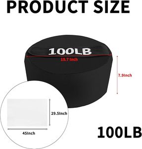 Saco de arena profesional internacional superior de 100 lb para entrenamiento de fuerza, equipo de gimnasio duradero, saco de arena personalizado - Product Image 2