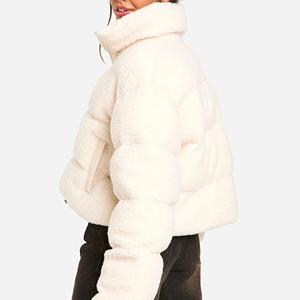 Nouvelle veste d'hiver longue à capuche pour femme, chaude, épaisse, 100% polyester, col écologique, réversible, imperméable, parka - Product Image 5