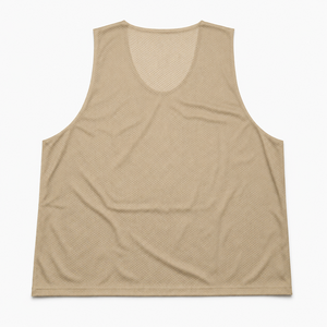 Men's Breathable Mesh Sleeveless Vest Solid Color V-Neck Tank Top Summer Regular Fit Adult Sports Jersey For Baskets Ball - Product Image 4