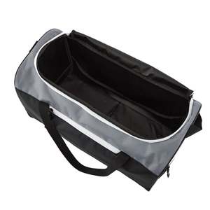 Bolsa Deportiva de Poliéster con Cierre de Cremallera, Negra y Gris, para Ejercicio, Fitness, Viajes, Impermeable, con Compartimento para Zapatos - Product Image 6