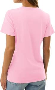 Camiseta de Algodón Ecológica de Secado Rápido para Mujer, Informal, Ligera, Transpirable, Cómoda, Suave, Moderna, con Logo - Product Image 5