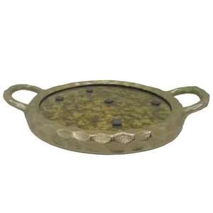 Bandeja de Servicio Plateada Ecológica de Lujo, Plato de Metal Premium para Servir Alimentos en Hoteles y Bodas a Precio Económico - Product Image 2