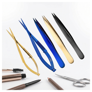 Juego de Tijeras de Acero Inoxidable con Punta Fina y Tijeras de Precisión para Cortar Hilos, Extensiones de Pestañas, Bordado y Cuidado Personal - Product Image 6