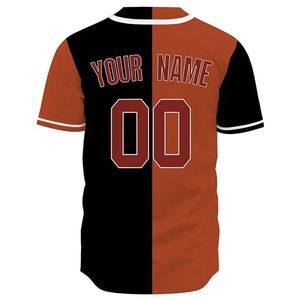 Camiseta de Béisbol 7V7 Personalizada, Impresa por Transferencia de Calor, 100% Poliéster, Anti-UV, Correa Corta Ajustable, Uniforme Personalizado Estilo Hip-Hop - Product Image 3