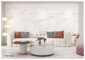 Azulejo de Porcelana Premium de Alto Brillo, 24x48 Pulgadas, Superficie Brillante, Formato Grande, Aspecto de Mármol, Arquitectura Moderna - Product Image 2