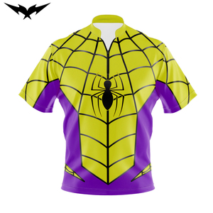 High Quality <b>Bowling</b> Shirts Wholesale Custom Logo Short Sleeve Teamwear Jerseys Vintage Unisex Sublimated 1/4 Zipper - Product Image 5